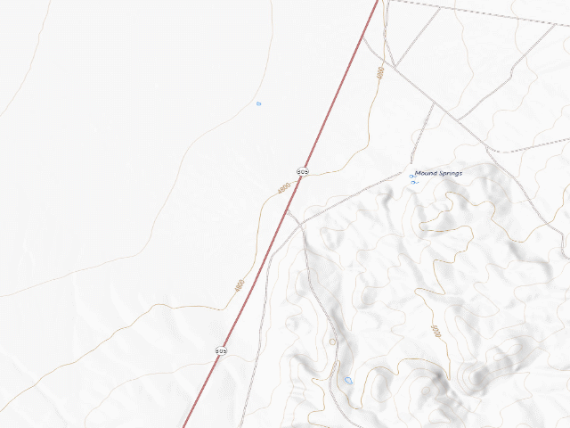 USGS topographic map of Shoshone Ohv Trail System