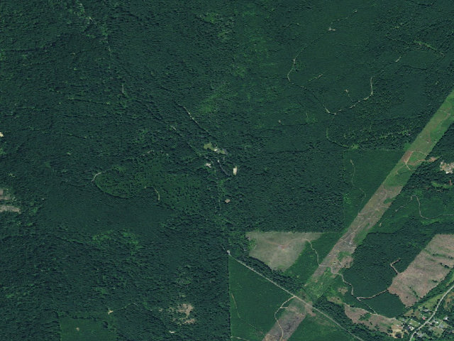 Aerial image of Shotgun Creek Campground