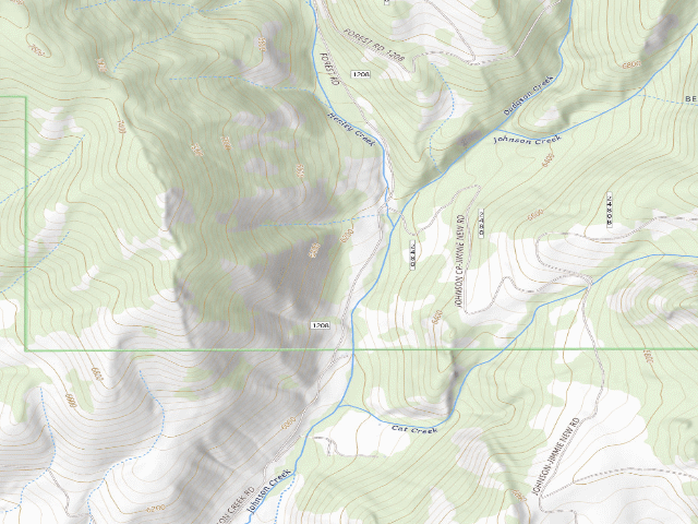 USGS topographic map of Shotgun Shells