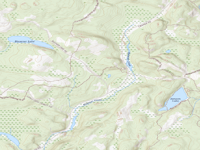 USGS topographic map of Sht- Aspen Knob