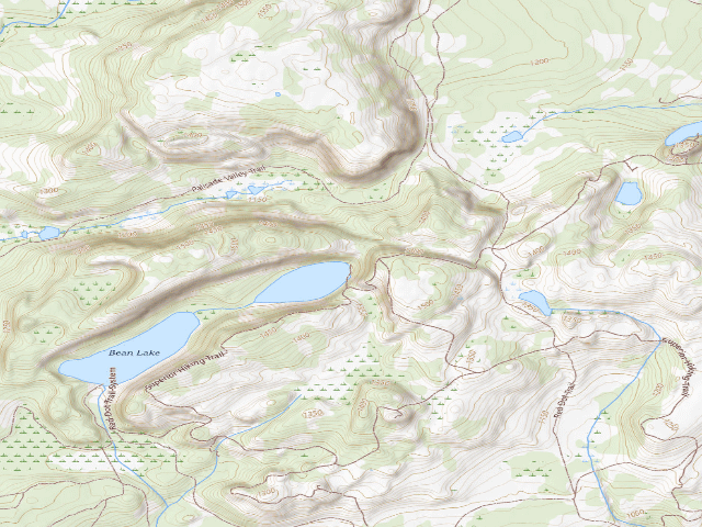 USGS topographic map of Sht-Bear Lake