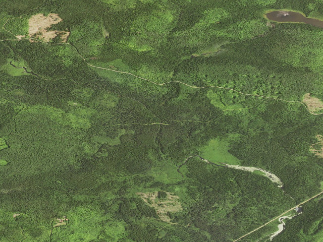 Aerial image of Sht-Blesner Creek