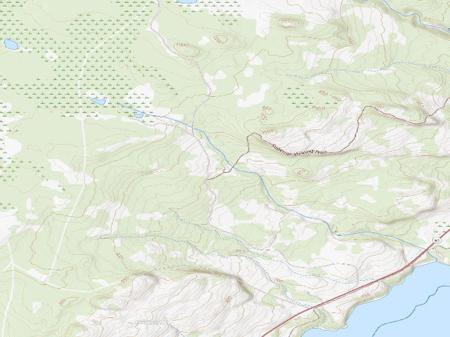 USGS topographic map of Sht-Blueberry Hill