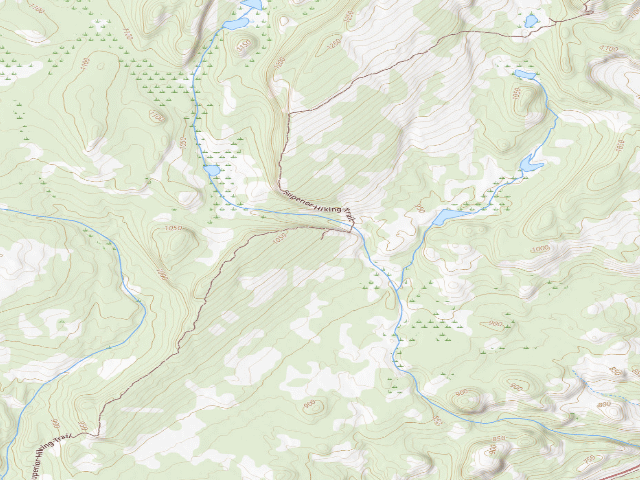 USGS topographic map of Sht- Chapins Ridge