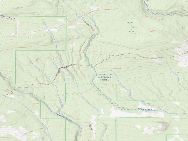 USGS topographic map of Sht- Cliff Creek