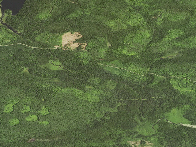 Aerial image of Sht- East Branch Baptism River