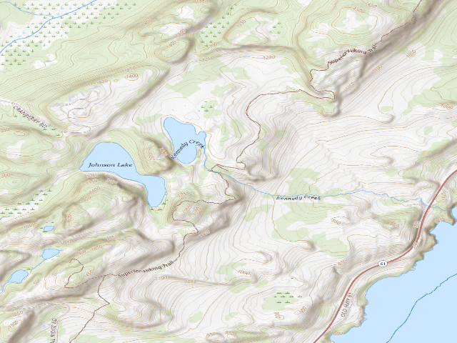 USGS topographic map of Sht-East Kennedy Creek