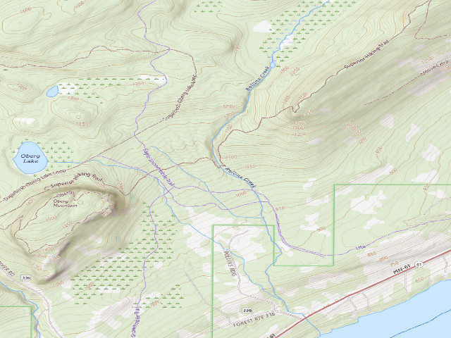 USGS topographic map of Sht- East Rollins Creek