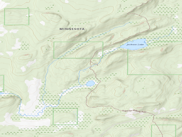 USGS topographic map of Sht- Jackson Creek