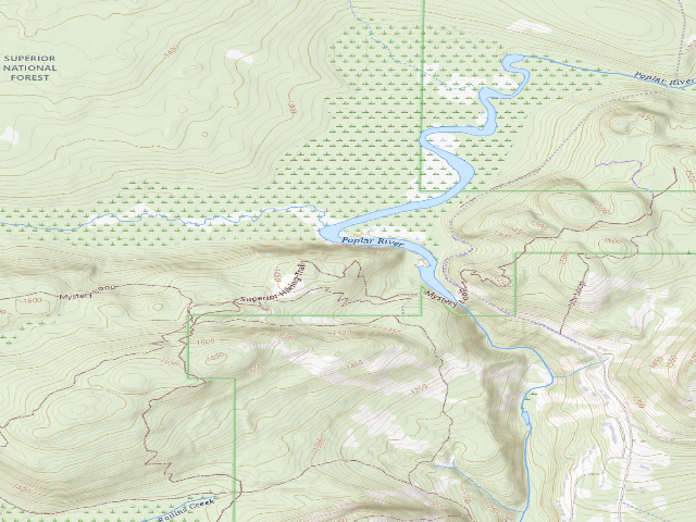 USGS topographic map of Sht- Mystery Mountain