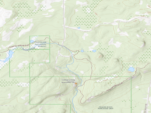 USGS topographic map of Sht- North Carlson Pond