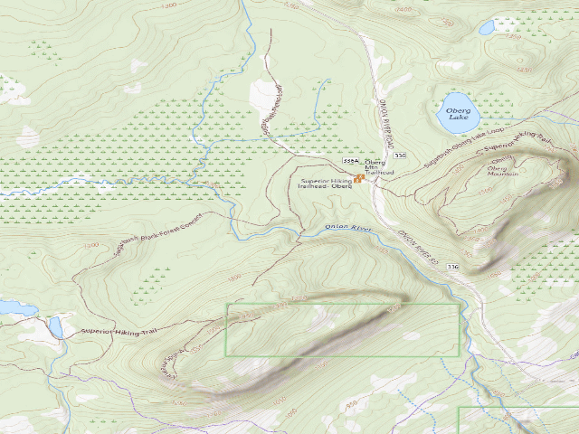 USGS topographic map of Sht- Onion River
