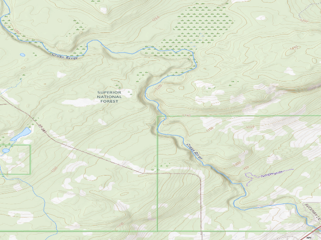 USGS topographic map of Sht- South Cross River