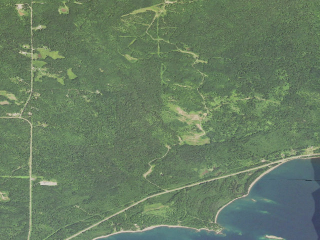 Aerial image of Sht- South Little Brule River