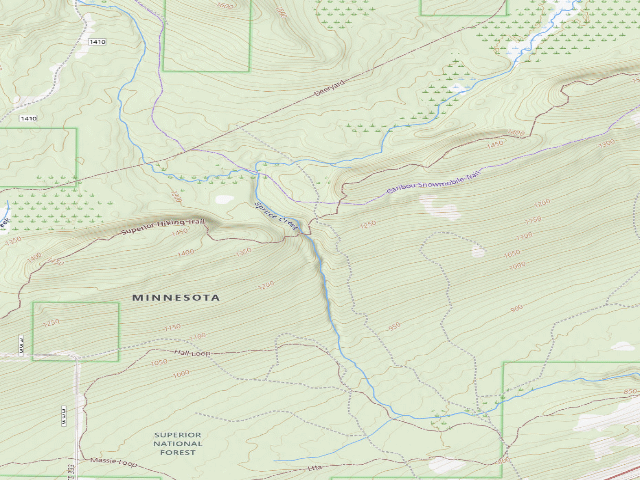 USGS topographic map of Sht-Spruce Creek