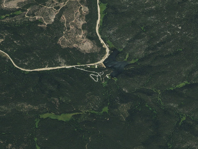 Aerial image of Sibley Lake