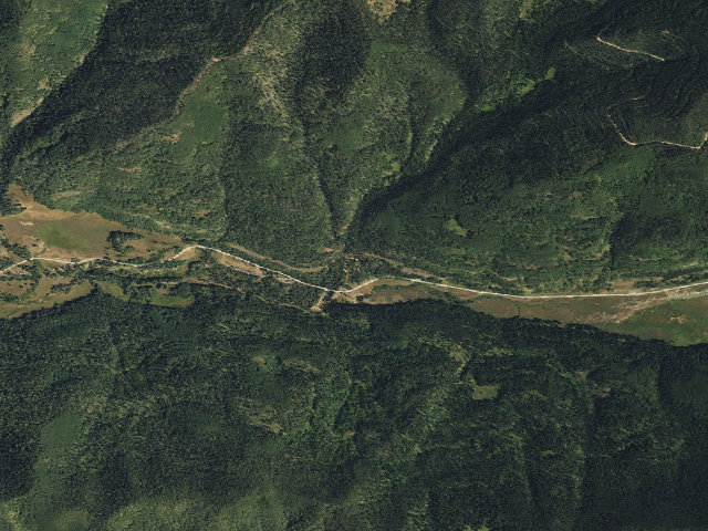 Aerial image of Sig Creek Campground 