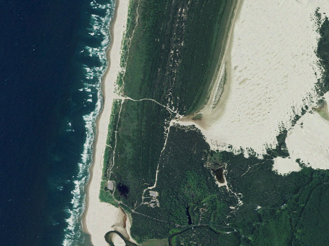 Aerial image of Siltcoos Sand Camping site 23