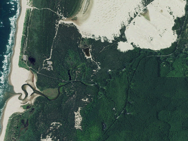 Aerial image of Siltcoos Sand Camping site 30