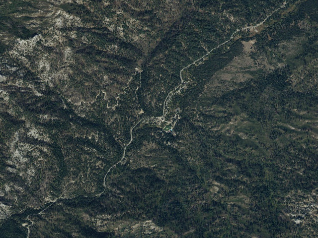 Aerial image of Silver Creek Campground