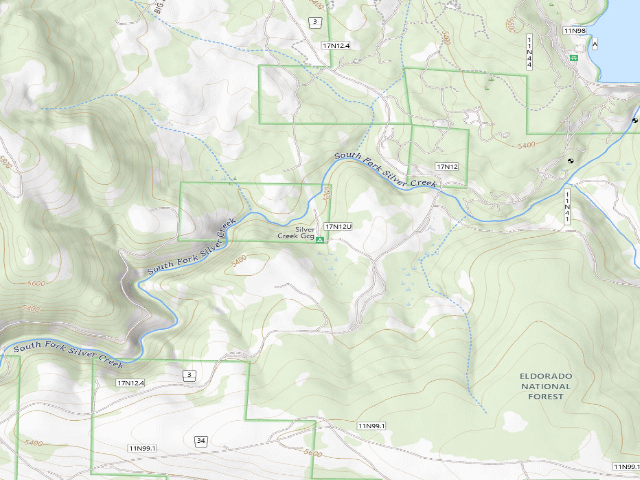 USGS topographic map of Silver Creek Group