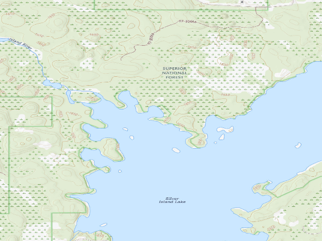 USGS topographic map of Silver Island Site 2