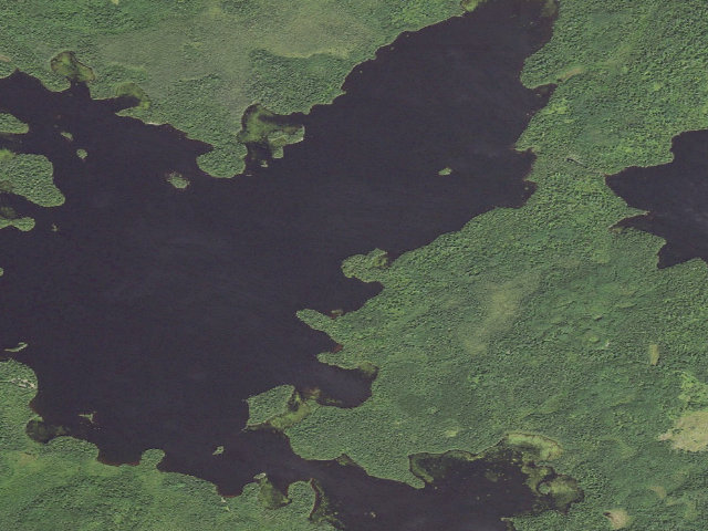 Aerial image of Silver Island Site 3