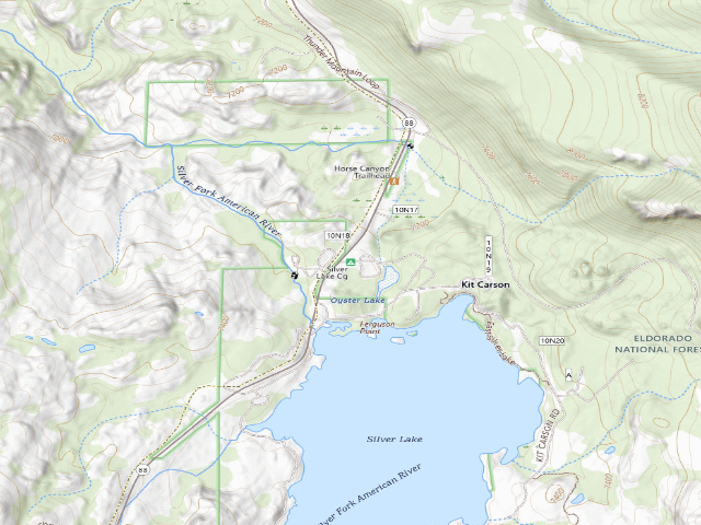 USGS topographic map of Silver Lake Cg