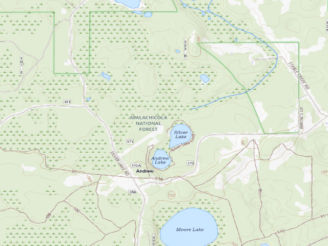 USGS topographic map of Silver Lake