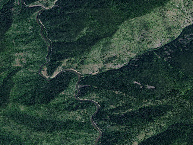 Aerial image of Simmons Outfitter Camp