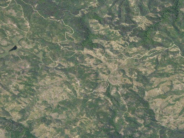 Aerial image of Simms Camp