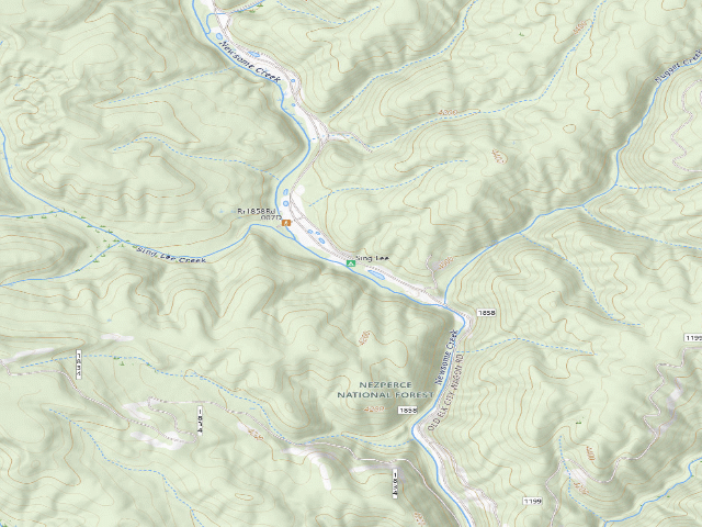 USGS topographic map of Sing Lee