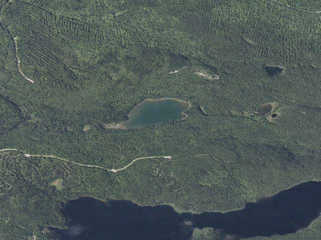 Aerial image of Sing Sing Pond (Nahmakanta Public Land)