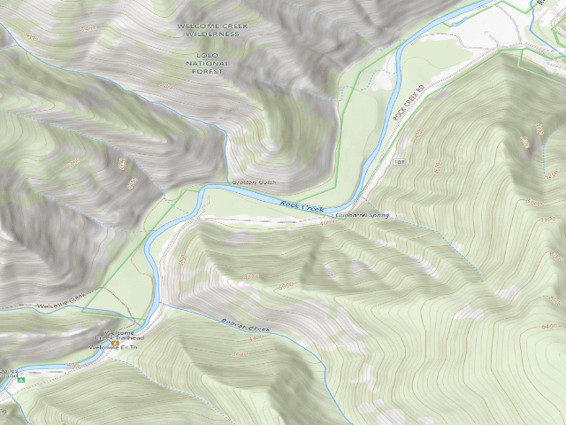 USGS topographic map of Site 1