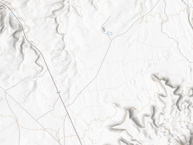 USGS topographic map of Site 1
