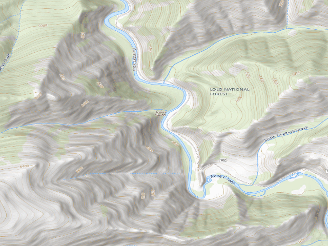 USGS topographic map of Site 10