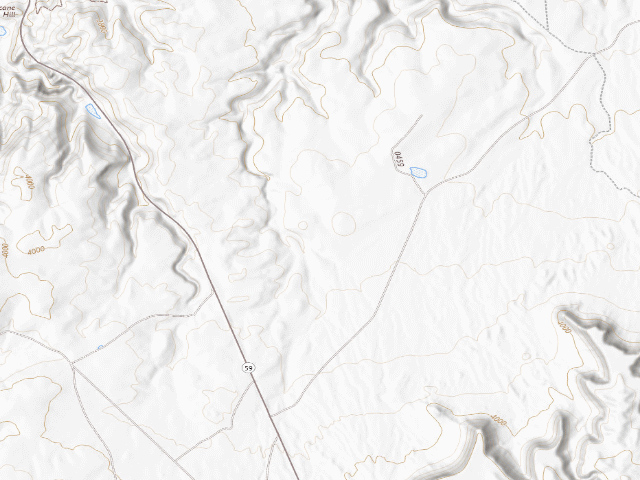 USGS topographic map of Site 10