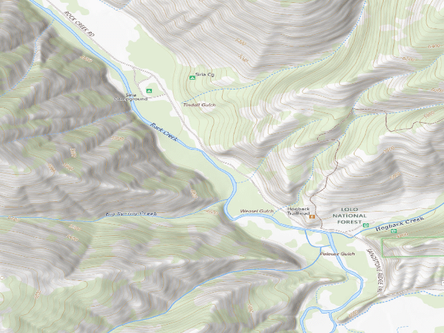 USGS topographic map of Site 12