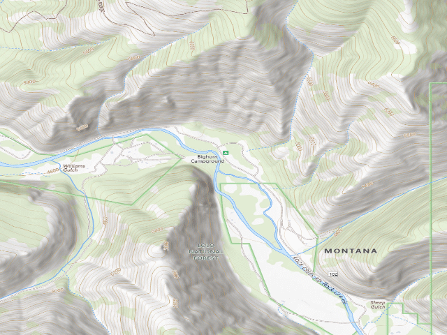 USGS topographic map of Site 14-1