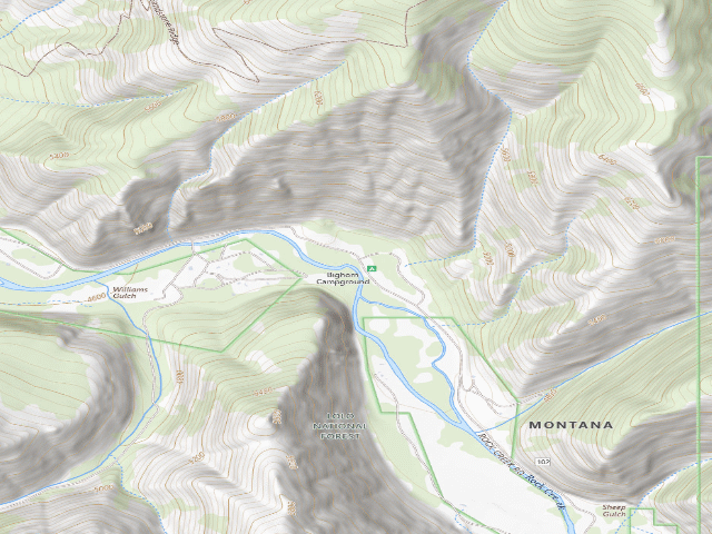 USGS topographic map of Site 14-1