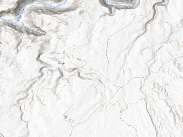 USGS topographic map of Site 21