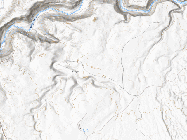 USGS topographic map of Site 22