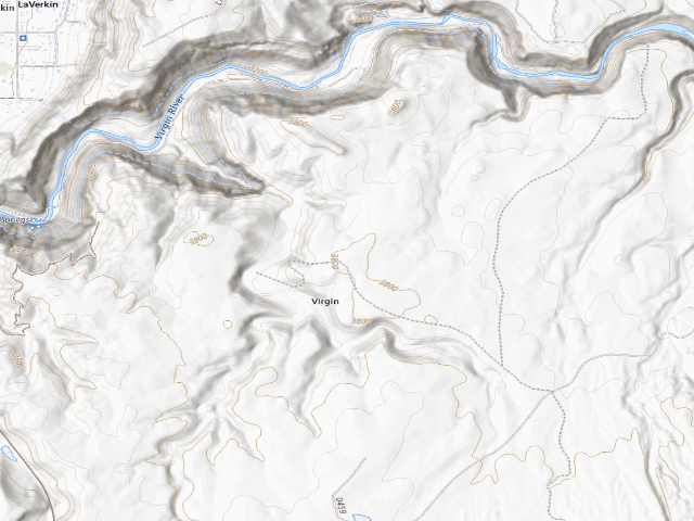 USGS topographic map of Site 23