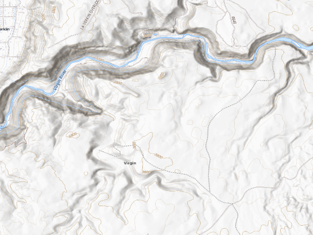 USGS topographic map of Site 25