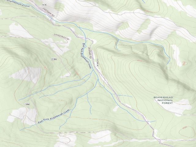USGS topographic map of Site 3