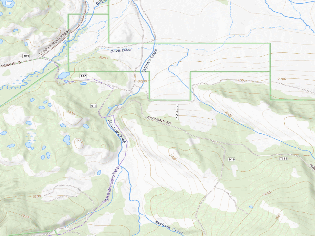 USGS topographic map of Site 3