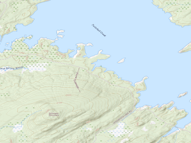 USGS topographic map of Site 44 - Accessible Campsite (Independence River Wild Forest)