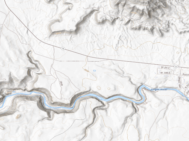 USGS topographic map of Site 55