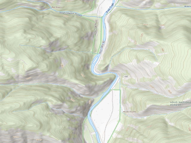USGS topographic map of Site 6