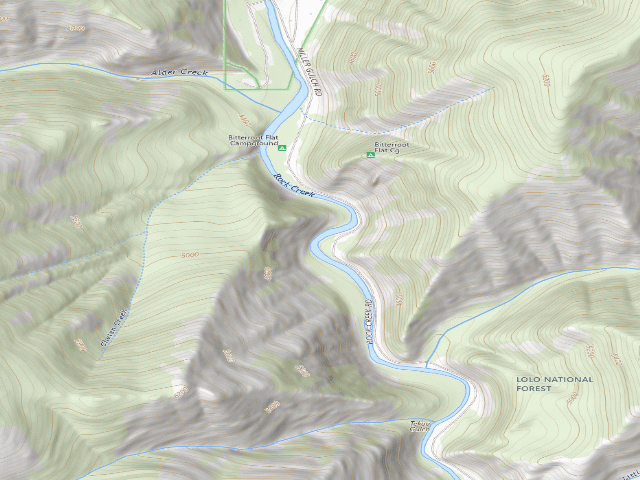 USGS topographic map of Site 7